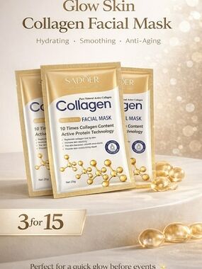 3❗Collagen Anti-Aging Mask – Gold